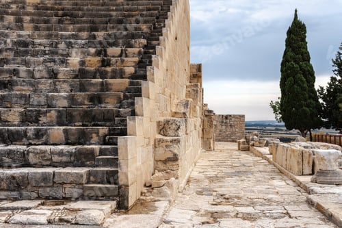 Preview: Ancient Stone Amphitheater with Weathered Steps