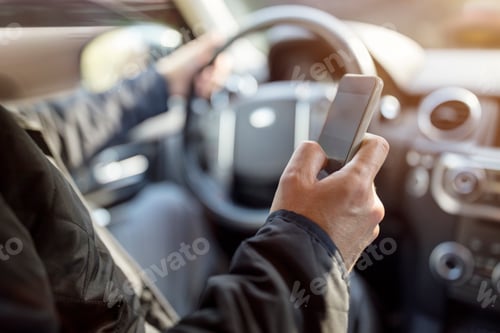 Preview: Texting while driving using cell phone in car