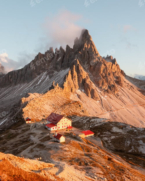 Preview: Tre Cime di Lavaredo and rifugio Locatelli in Dolomite Alps
