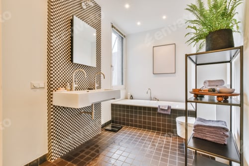 Preview: Luxury interior design of a bathroom