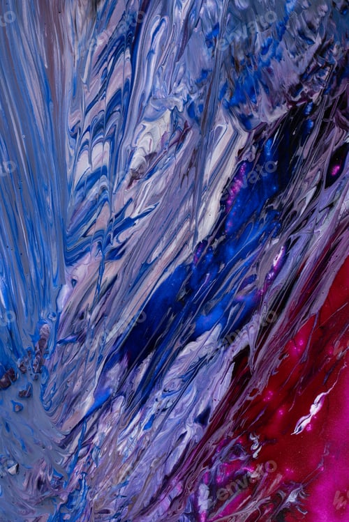 Preview: Abstract flow of liquid paints in mix