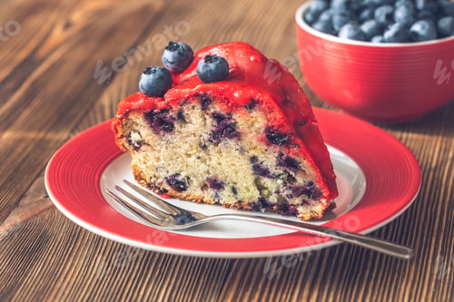 Preview: Cake with blueberries