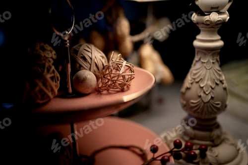 Preview: christmas decoration with selective focus