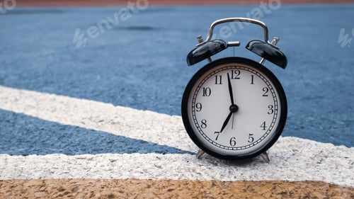 Preview: Alarm clock showing 7 o'clock