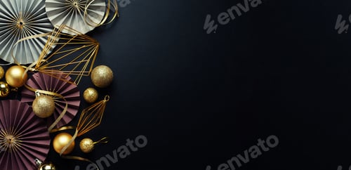 Preview: Minimalistic Christmas Flat Lay Background