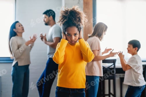 Preview: Family arguments and fights make children stressful angry or sad