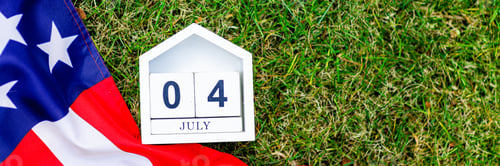 Preview: American flag closeup. Happy 4th of july background