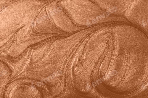 Preview: Liquid texture of shimmer nail polish.Abstract background,colored in fuzz peach.