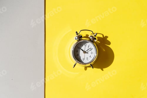 Preview: gray alarm clock