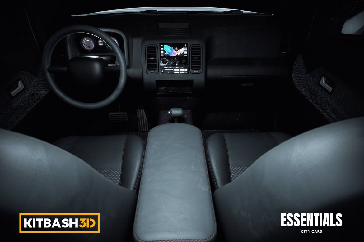 Kitbash: City Cars - Mid-Size SUV 3D, Incl. white car & electric car ...