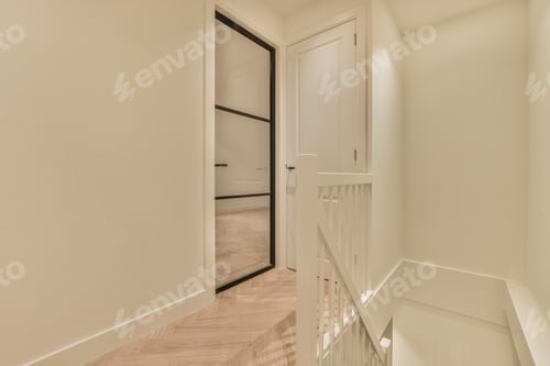 Preview: Door of room near staircase at home