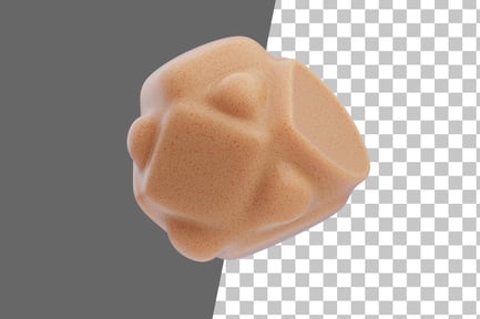 Preview: Coral Pebble 3D Icon
