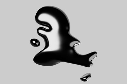 Preview: Black liquid substance in motion