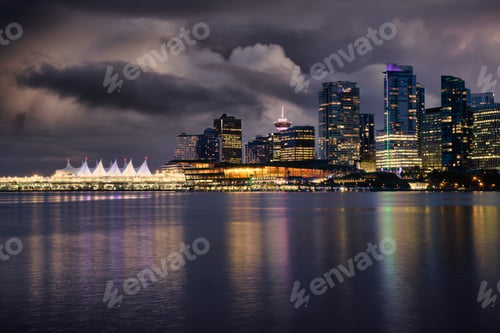 Preview: View of Coal Harbour in Downtown Vancouver, British Columbia, Canada