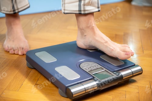 Preview: Body fat scale for measuring body composition.