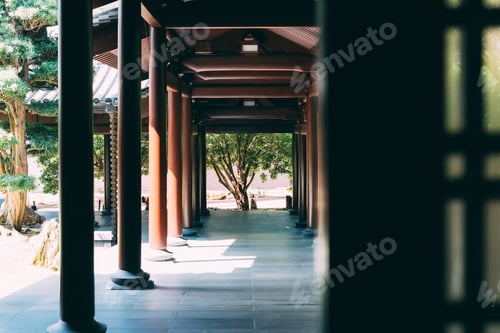 Preview: Corridor of a Chinese temple