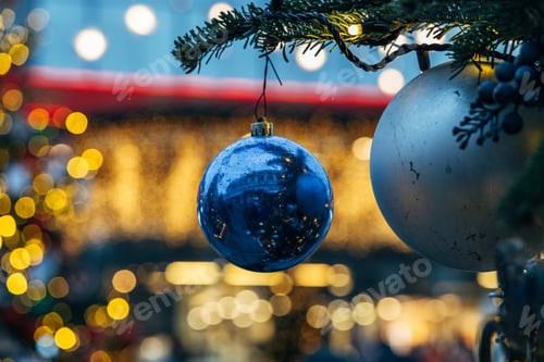 Preview: New Year's colorful trees in front of the Central Department Store in Moscow on Kuznetsky Most