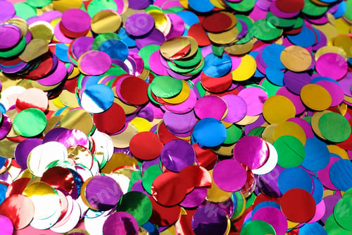 Preview: Multicolored glitter texture on whole background, close up