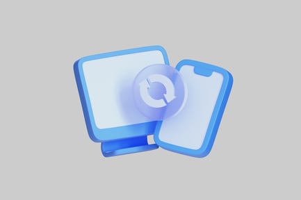 Aperçu: icône d'actualisation de la synchronisation des appareils