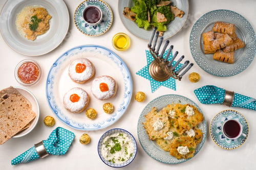 Preview: Serving to Hanukkah, Star of David, Hanukkah Minor