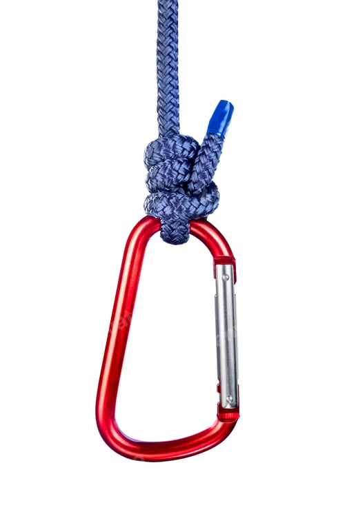 Preview: Double Davy Knot on White