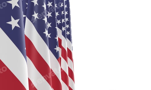 Preview: united state america usa flag background wallpaper copy space white isolate dicut veteran government