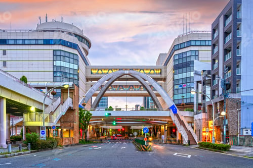 Preview: Toyotashi, Aichi, Japan Cityscape at the Station