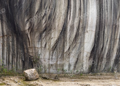 Preview: Surface of smooth quarry wall