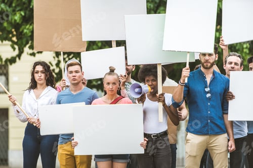 Preview: Activists demonstrating against social issues