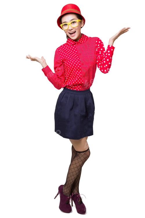 Preview: Happy young woman
