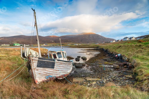 Preview: Fishing Boat at Leverburgh