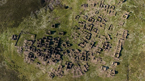 Preview: Ruins of Sazak Greek historic village on Karaburun Peninsula (Parlak, izmir province, Turkey)