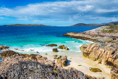 Preview: A sandy cove at Seilebost on the Isle of Harris
