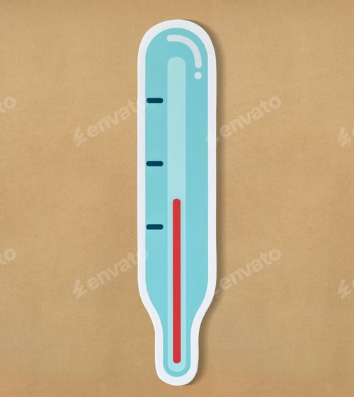 Preview: Temperature measurent thermometer icon