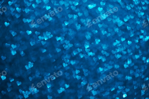 Preview: Abstract light, bokeh pattern in heart shape