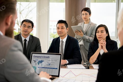 Preview: Business Discussion Meeting Presentation Briefing