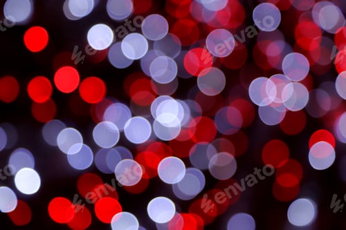 Preview: Bright unfocused lights holiday background