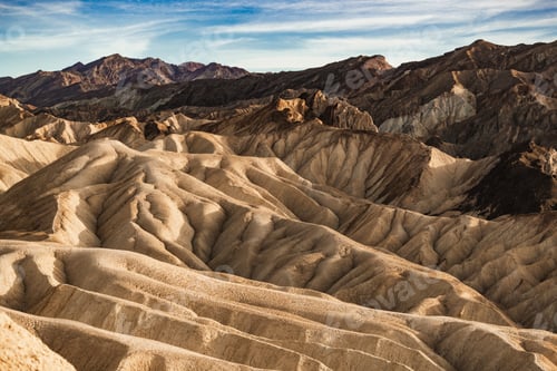 Preview: Rock formations at Zabriskie Point, Death Valley National Park, Nevada, USA