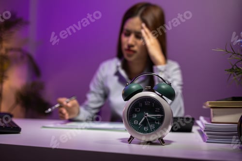 Vista previa: esta empresaria estaba sentada en su oficina privada trabajando y perdió la noción del tiempo