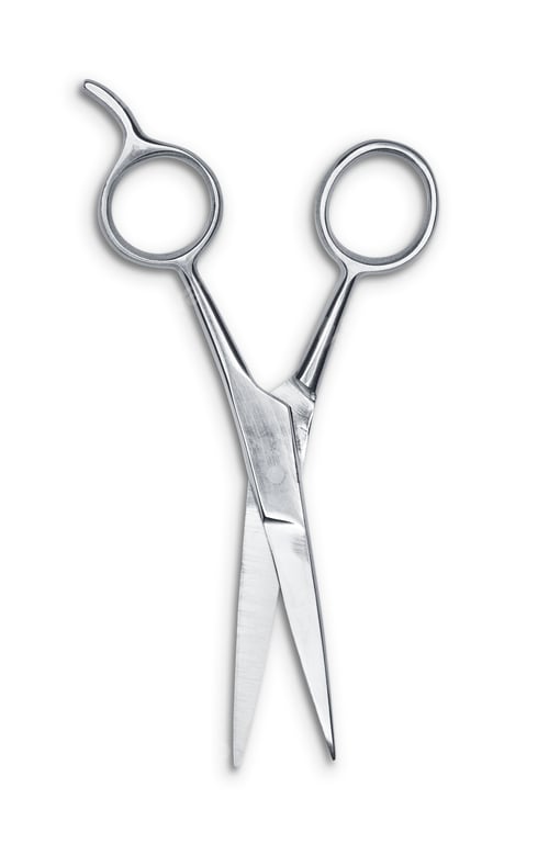 Preview: Scissors isolated on white background