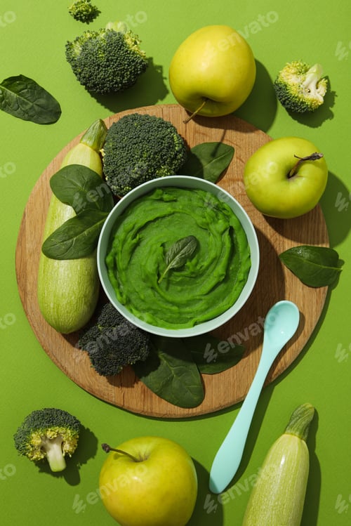 Preview: Concept of baby food and baby nutrition