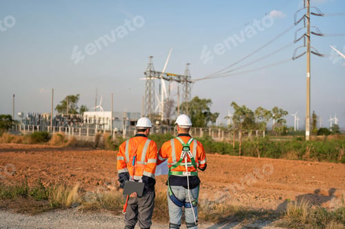 Preview: Wind turbine service engineer plan for inspection and maintenance renewable electricity generator