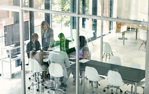 Preview: Presenting ideas to the team. Shot of corporate businesspeople meeting in the boardroom.