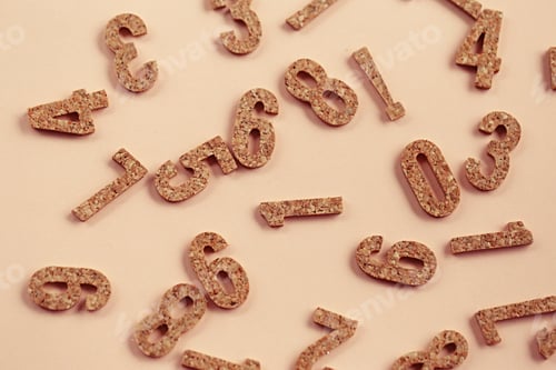Preview: Number in frame background