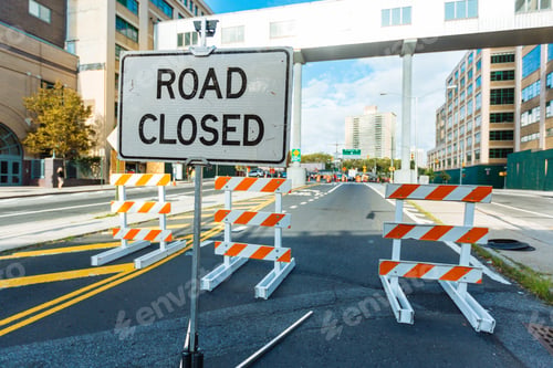 Preview: Roadwork signs on the Street