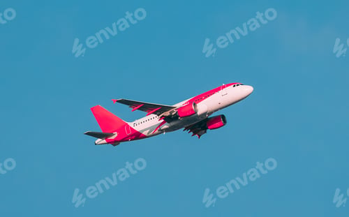 Preview: Airplane Of Airlines Flying In cloudy Sky