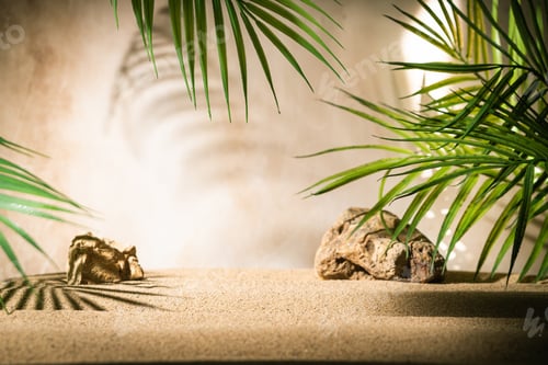 Preview: Symbolic tropical beach background
