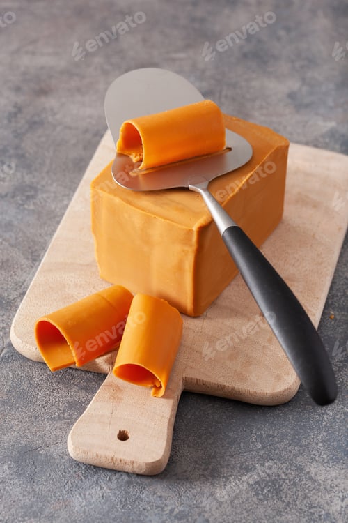 Preview: Norwegian brunost traditional brown cheese