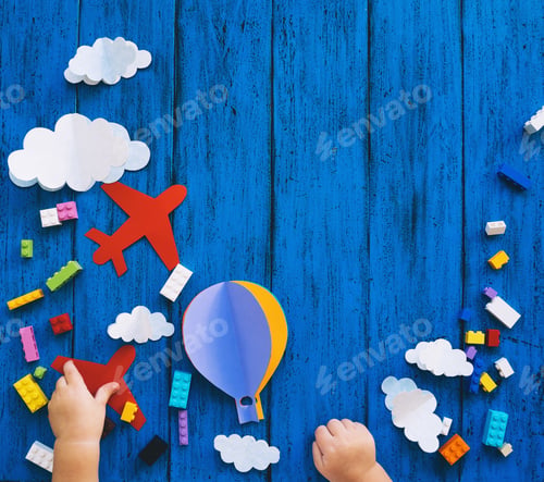 Preview: Creative colourful kid's background