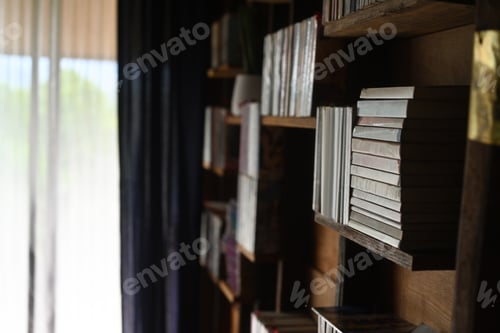 Preview: Shelf of Books Inside a Cozy Room